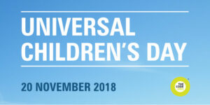 Take action this Universal Children’s Day 2018