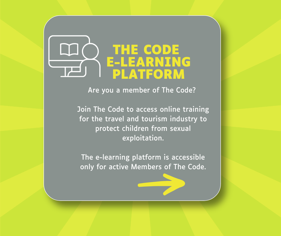 It sends you to The Code's e-learning platform